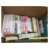 box of "Chicken soup for the" books and others