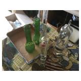 2 Galileo thermometers & vases