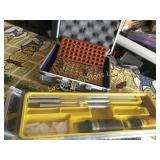 gun cleaning kit and ammo box with