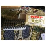 2 boxes Wolf  9mm Luger 100  rounds ammo