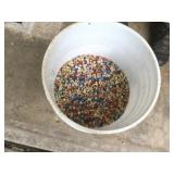 half pail fish tank gravel