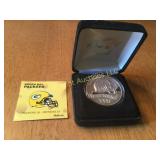 1 oz  Silver Green BAy Packers Super Bowl XXXI Coi