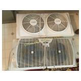 2 window fans