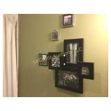 assorted picture frames pictures candle holders