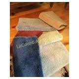 assorted bath matts good condition