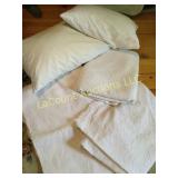 3 bedspreads and 2 pillows