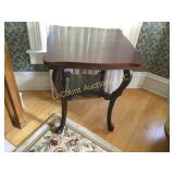antique side table 24" square good condition