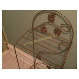 metal towel rack storage holder