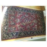 vintage persian style area rug  good condition