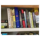 shelf of assorted reading books nice selection
