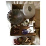 assorted decorator cherries apple cores silver
