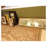 assorted small pictures and longer floral print