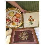 vintage framed needlework pieces beautiful