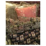 assorted decorator throw pillows