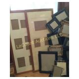large amount picture frames collage styles