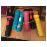 6 flashlights