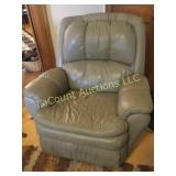 leather rocker glider recliner