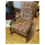 beautiful antique rocking chair rocker with