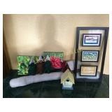 decorative birdhouse artist prints of fruit