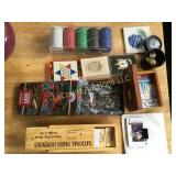 GAME TIME cards poker chips dominoes Dice