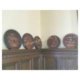 5 decorative plates