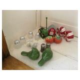 assorted salt & pepper shakers   birds farm