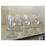 set 8 water goblets beautiful in person