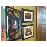 framed art pictures and cut out frame nice