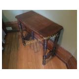 24" x 11" small accent table good condtiion