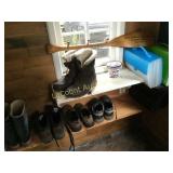 mens shoes boots sz 10 old paddle misc items
