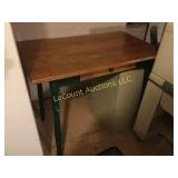 wood table w drawer