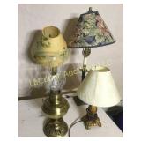 4 eclectic table lamps nice pieces
