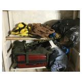 all on shelves bags suitcase crutches walking boot