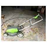 21" Greenworks 120v electric lawnmower