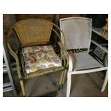 3 misc lawn garden chairs
