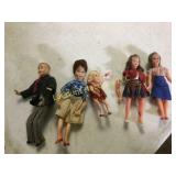 vintage bendable doll family