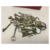 vintage key lot skeleton others