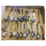 assorted travel spoons & cream top mini ladle