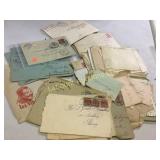 vintage French ephemera mailed letters