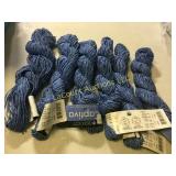 6 skeins Captiva blue yarn