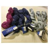 7 skeins assorted color Lago Berroco yarn