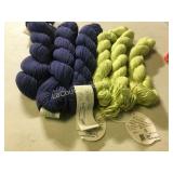 6 skeins yarn Solstice & Ella Rae Bamboo silk