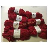 7 skeins Silky wool yarn