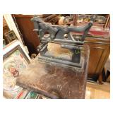 S.J. Yarger antique box stapler on stand