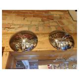 5 Dodge hubcaps, 1950