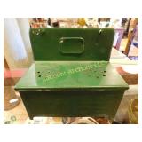 heavy metal childs stove-painted, 8"w