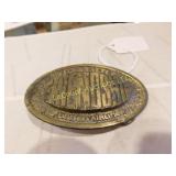 United Airlines/ Friendship belt buckle