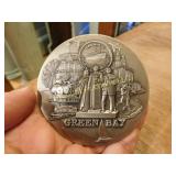 paperweight, Green Bay commemorative