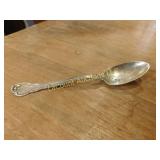 sterling spoon, 5.25"