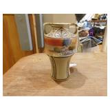 small Nipon vase, 2 handled, 4.75"